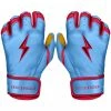 Bruce Bolt – BADER Series Youth Short Cuff Batting Gloves | BABY BLUE