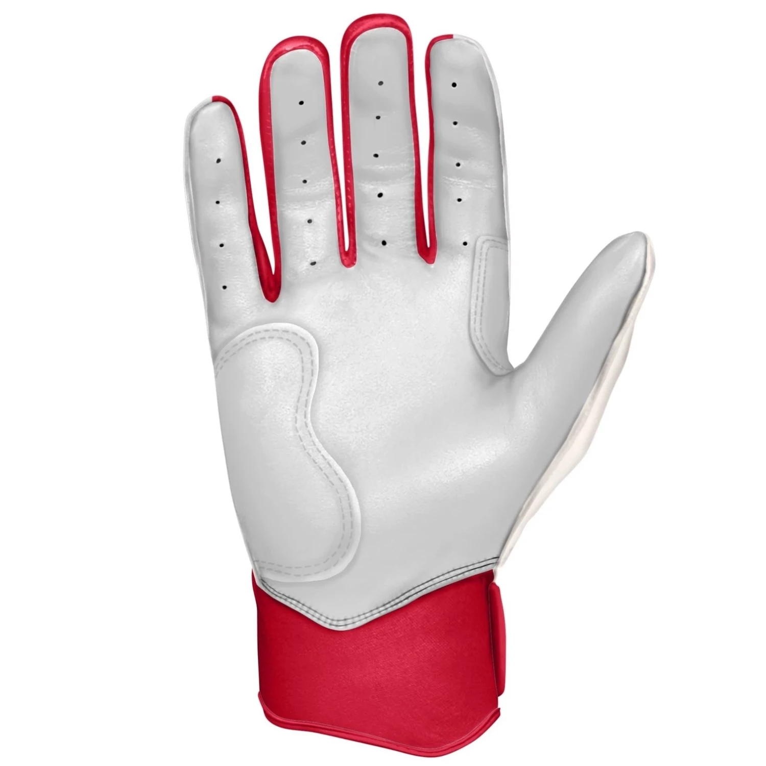 Bruce Bolt – BADER Series Adult Short Cuff Batting Gloves | BADER WHITE 4 Bruce Bolt – BADER Series Adult Short Cuff Batting Gloves | BADER WHITE - Image 4