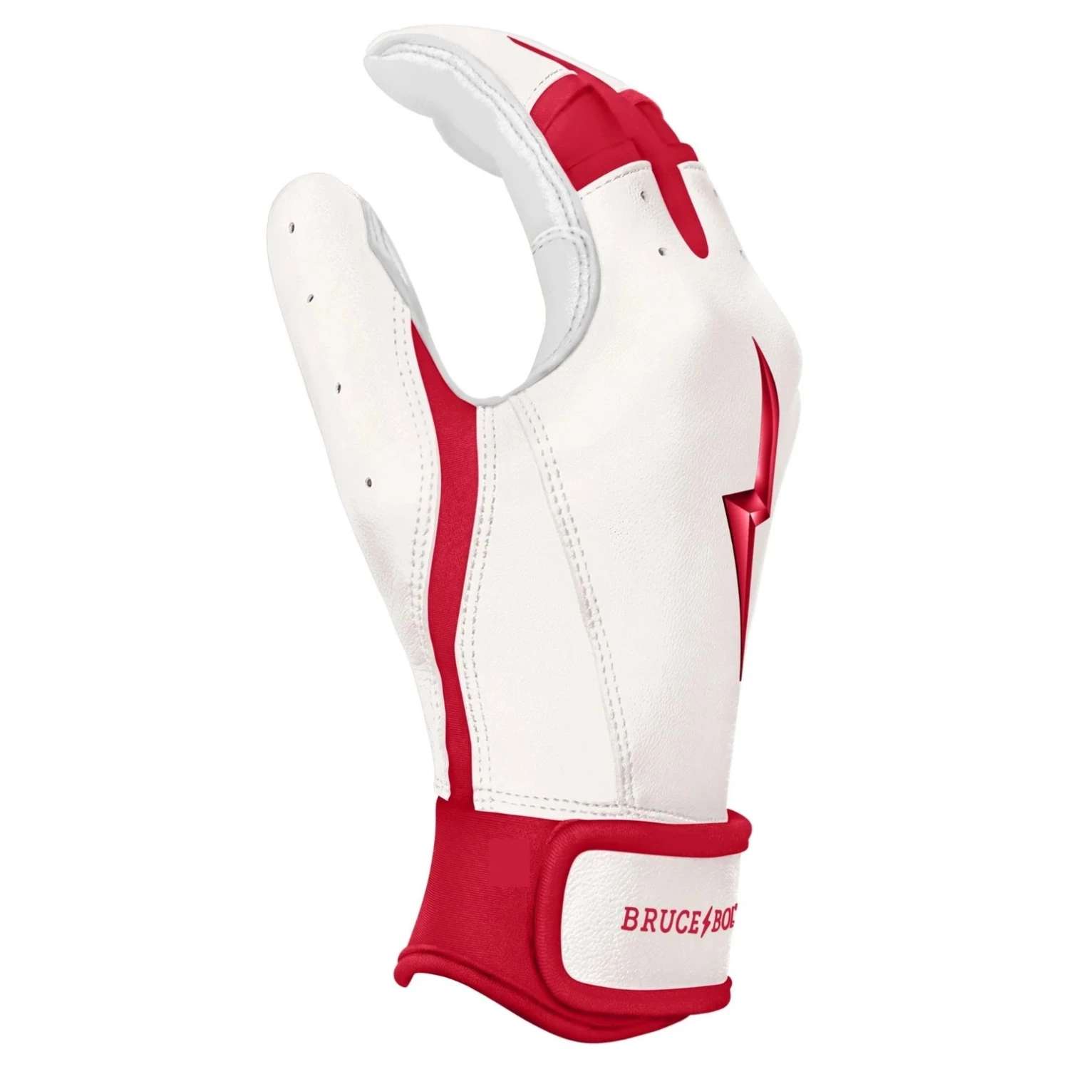 Bruce Bolt – BADER Series Adult Short Cuff Batting Gloves | BADER WHITE 5 Bruce Bolt – BADER Series Adult Short Cuff Batting Gloves | BADER WHITE - Image 5