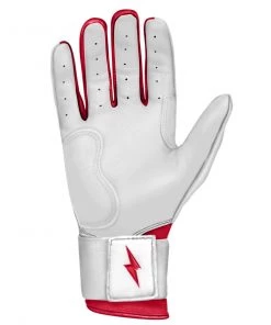 Bruce Bolt – BADER Series Adult Long Cuff Batting Gloves | BADER WHITE -Baseball Official Website Bader WH long 3 2