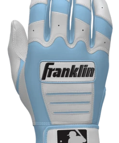 Franklin Custom CFX Pro Batting Gloves – Adult – C. Blue/White