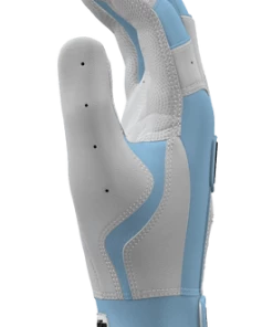 Franklin Custom CFX Pro Batting Gloves – Adult – C. Blue/White -Baseball Official Website C. Blue White 3