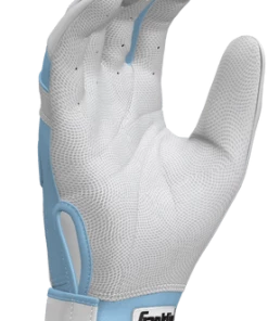 Franklin Custom CFX Pro Batting Gloves – Adult – C. Blue/White -Baseball Official Website C. Blue White 4