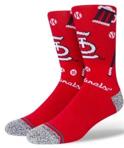 Stance – ST. LOUIS CARDINALS LANDMARK CREW SOCKS