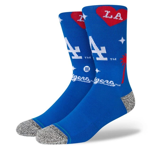 Stance – LOS ANGELES DODGERS LANDMARK CREW SOCKS 1 Stance – LOS ANGELES DODGERS LANDMARK CREW SOCKS