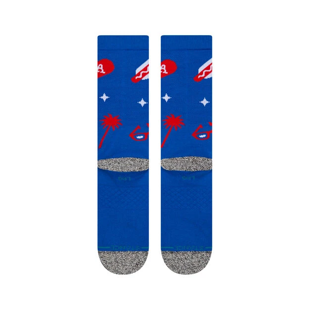Stance – LOS ANGELES DODGERS LANDMARK CREW SOCKS 3 Stance – LOS ANGELES DODGERS LANDMARK CREW SOCKS - Image 3