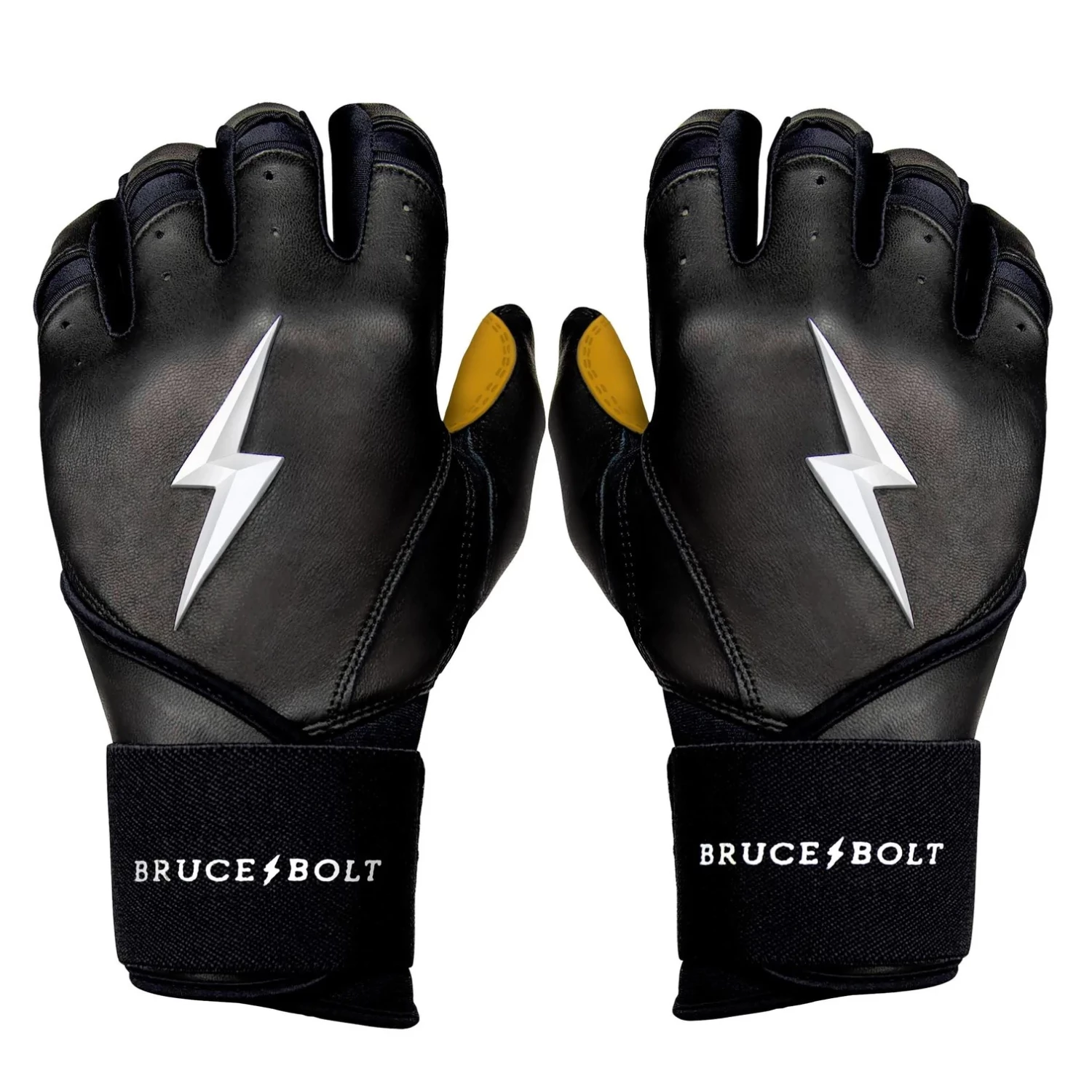 Bruce Bolt Batting Gloves – PREMIUM PRO Youth Long Cuff 1 Bruce Bolt Batting Gloves – PREMIUM PRO Youth Long Cuff