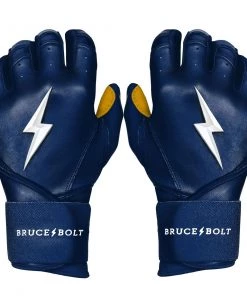 Bruce Bolt Batting Gloves – PREMIUM PRO Adult Long Cuff 23 Bruce Bolt Batting Gloves – PREMIUM PRO Adult Long Cuff -Baseball Official Website Long Cuff Navy 1 1