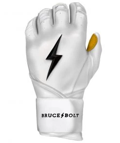 Bruce Bolt Batting Gloves – PREMIUM PRO Adult Long Cuff 20 Bruce Bolt Batting Gloves – PREMIUM PRO Adult Long Cuff -Baseball Official Website Long Cuff White 6