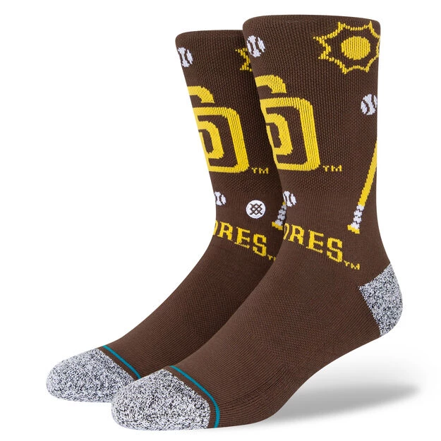 Stance – SAN DIEGO PADRES LANDMARK CREW SOCKS 1 Stance – SAN DIEGO PADRES LANDMARK CREW SOCKS