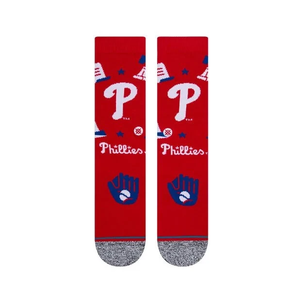 Stance – PHILADELPHIA PHILLIES LANDMARK CREW SOCKS 2 Stance – PHILADELPHIA PHILLIES LANDMARK CREW SOCKS - Image 2