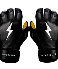 Bruce Bolt – PREMIUM PRO Youth Short Cuff Batting Gloves 22 Bruce Bolt – PREMIUM PRO Youth Short Cuff Batting Gloves -Baseball Official Website Short Cuff Black 1 2