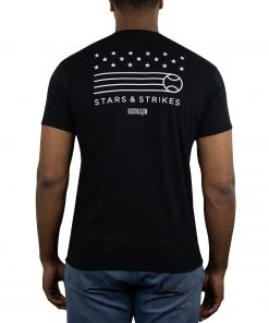 Baseballism Stars And Strikes Men’s T-Shirt