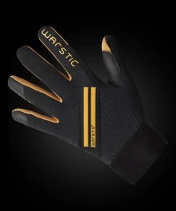 WARSTIC – WORKMAN3 Adult Batting Gloves – Black/Gold Stripes