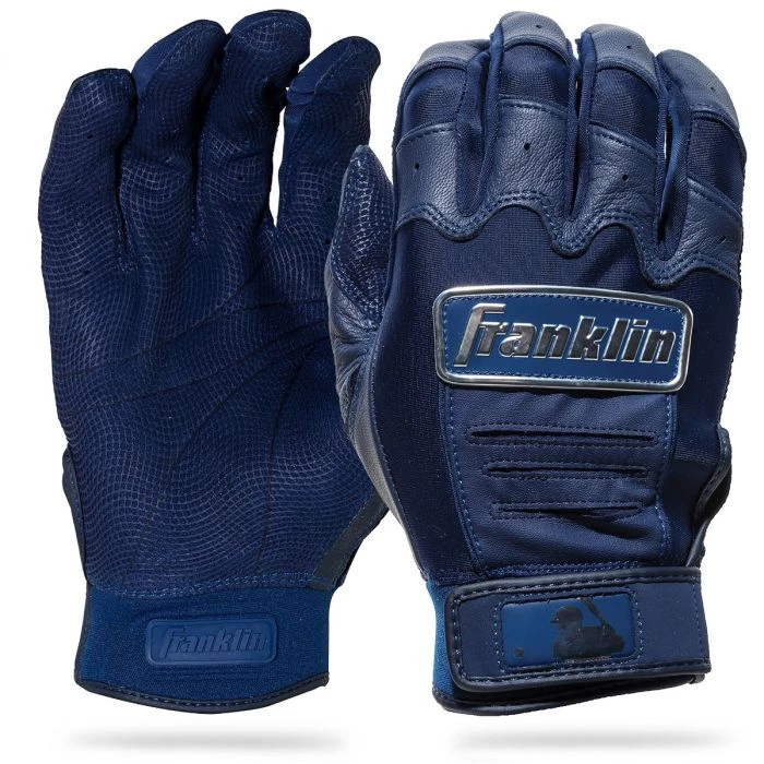 Franklin CFX Pro Chrome Batting Gloves – Adult – Navy 1 Franklin CFX Pro Chrome Batting Gloves – Adult – Navy