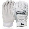 Franklin CFX Pro Chrome Batting Gloves – Adult – White