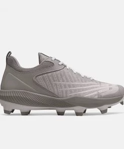 New Balance – Grey FuelCell 4040v6 Molded Cleats (PL4040G6)