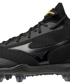 Mizuno Pro Dominant Knit Men’s Molded Cleats – Black (320645)