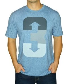 Baseballism 3 Up 3 Down Blue T-Shirt (Men’s)