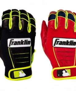 Franklin David Ortiz Custom CFX Pro Batting Glove – Adult – Black/Neon
