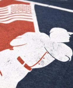 Baseballism Flag Man Navy T-Shirt (Men’s) -Baseball Official Website products flag man 3 1