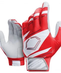 EvoShield Protective Batting Glove 2.0. – Adult – Speed Stripe Red/White
