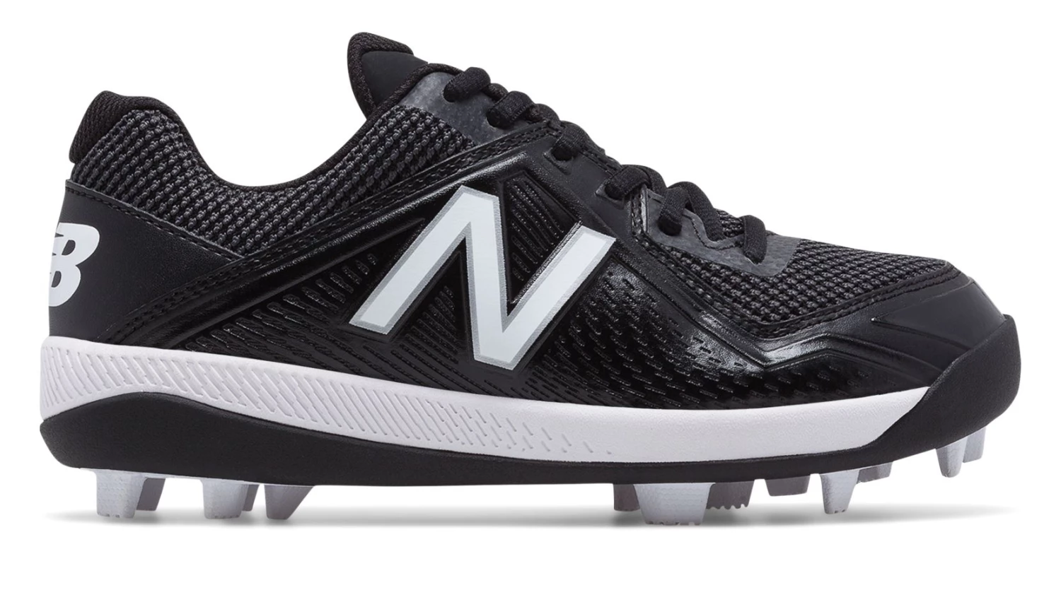 New Balance – Black/White Junior Low Rubber Baseball Cleats (J4040BK4) 1 New Balance – Black/White Junior Low Rubber Baseball Cleats (J4040BK4)