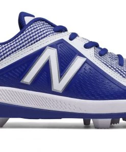 New Balance – Royal/White Junior Low Rubber Baseball Cleats (J4040TB4)