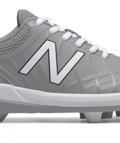 New Balance 4040v5 Youth Molded Cleats – Grey/White (J4040TG5)