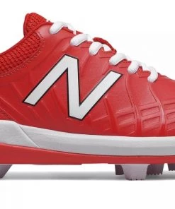 New Balance 4040v5 Youth Molded Cleats – Red/White (J4040TR5)