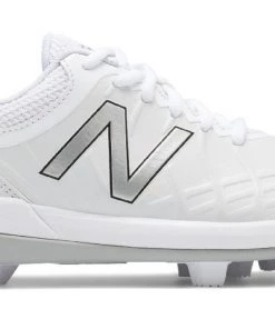 New Balance 4040v5 Youth Molded Cleats – White/White (J4040TW5)