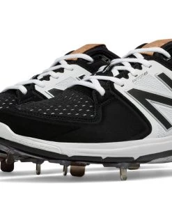 New Balance – Black/White Low-Cut 3000v3 Metal Spikes (L3000BK3)