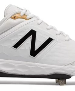 New Balance – White/Black Low-Cut L3000v4 Metal Spikes (L3000SW4)
