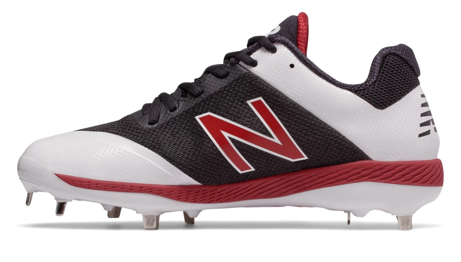 New Balance – Black/Red 4040v4 Baseball Spikes (L4040BR4) 2 New Balance – Black/Red 4040v4 Baseball Spikes (L4040BR4) - Image 2
