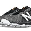 New Balance – Black/Silver Low-Cut 406 Metal Baseball Spikes (L406BG1)
