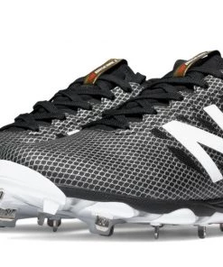 New Balance – Black/Silver Low-Cut 406 Metal Baseball Spikes (L406BG1)