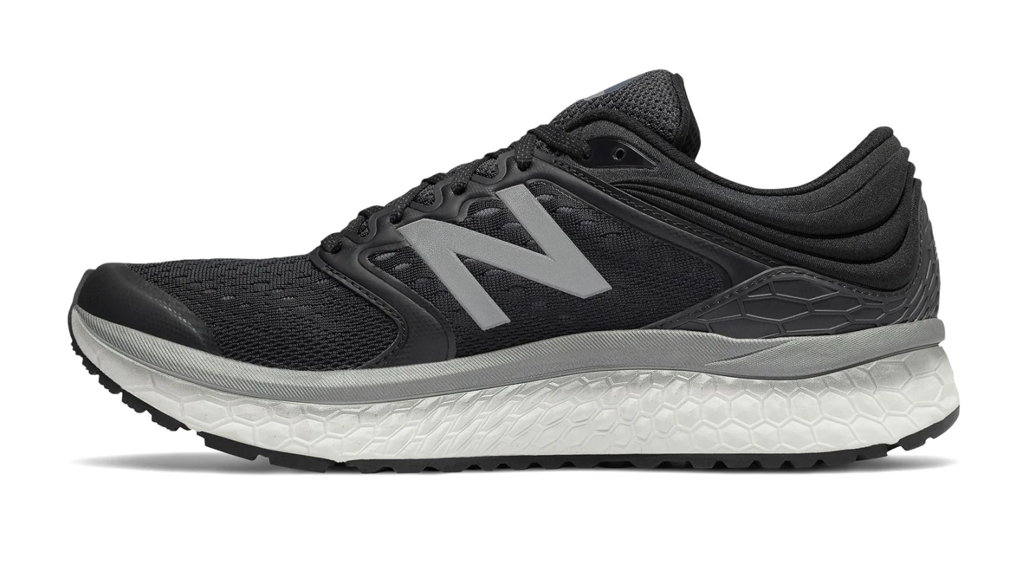 New Balance – Black/White Fresh Foam 1080v8 Running Shoe (M1080BW8) 2 New Balance – Black/White Fresh Foam 1080v8 Running Shoe (M1080BW8) - Image 2