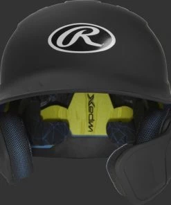 Rawlings Mach Batting Helmet W/ EXT Flap – Black (MACHEXTR) 7 Rawlings Mach Batting Helmet W/ EXT Flap – Black (MACHEXTR) -Baseball Official Website products machextr black 3 1