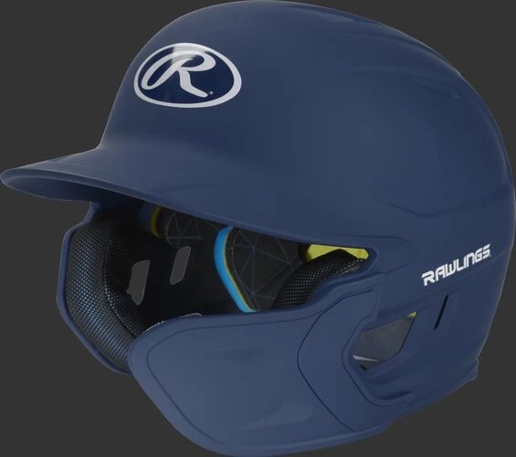 Rawlings Mach Batting Helmet W/ EXT Flap – Navy (MACHEXTR) 1 Rawlings Mach Batting Helmet W/ EXT Flap – Navy (MACHEXTR)