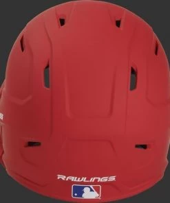 Rawlings Mach Batting Helmet W/ EXT Flap – Red (MACHEXTR) -Baseball Official Website products machextr red 4 1