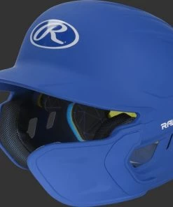 Rawlings Mach Batting Helmet W/ EXT Flap – Royal (MACHEXTR)