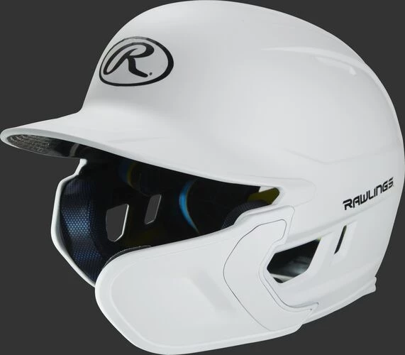 Rawlings Mach Batting Helmet W/ EXT Flap – White (MACHEXTR) 1 Rawlings Mach Batting Helmet W/ EXT Flap – White (MACHEXTR)