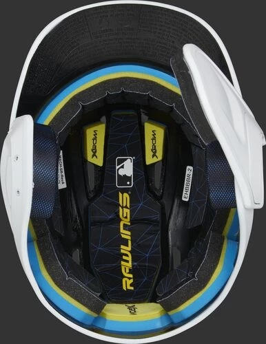 Rawlings Mach Batting Helmet W/ EXT Flap – White (MACHEXTR) 2 Rawlings Mach Batting Helmet W/ EXT Flap – White (MACHEXTR) - Image 2