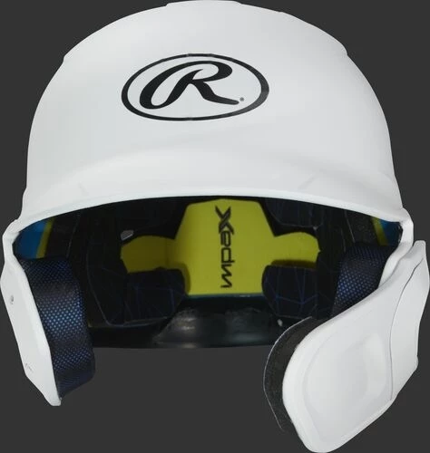 Rawlings Mach Batting Helmet W/ EXT Flap – White (MACHEXTR) 3 Rawlings Mach Batting Helmet W/ EXT Flap – White (MACHEXTR) - Image 3