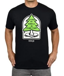 Baseballism – Stop And Smell The Pine Tar – T-Shirt (Men’s)