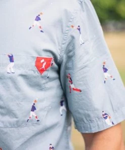 Baseballism Relay – Brock Button Down (Men’s) -Baseball Official Website products relay 4 1