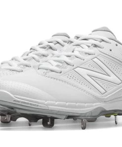 New Balance SM4040W1 White/White Women’s Fastpitch Spikes