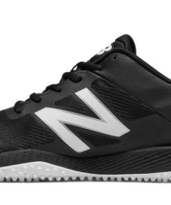 New Balance – Black/White 4040v4 Baseball Turf Shoes (T4040BK4)