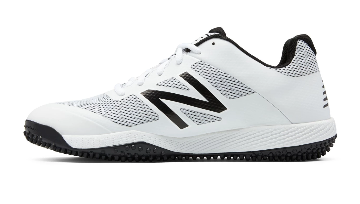 New Balance – White/Black 4040v4 Baseball Turf Shoes (T4040WB4) 2 New Balance – White/Black 4040v4 Baseball Turf Shoes (T4040WB4) - Image 2