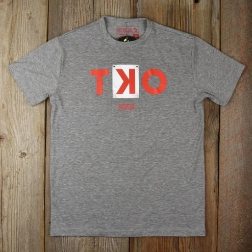 Baseballism – TKO – Grey T-Shirt (Men’s) 3 Baseballism – TKO – Grey T-Shirt (Men’s) - Image 3
